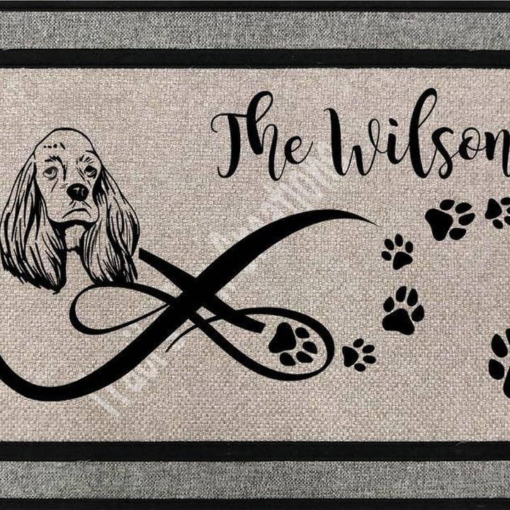 Cocker Spaniel Door Mat for wholesale by Traci's Fun Creations