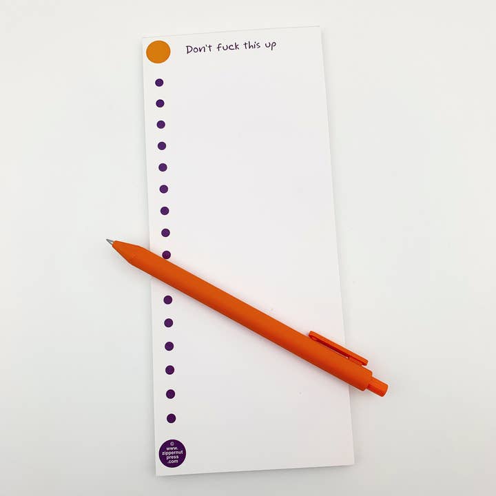 Zippernut Press™ - Vendita all'ingrosso Bloc notes - Blocco note «Non rovinare questo»