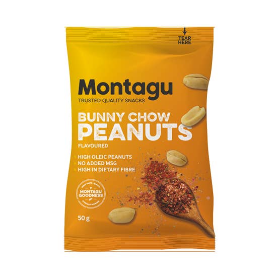 Montagu: Roasted Peanuts Bunny Chow Flavoured 50g for wholesale by Mahdina