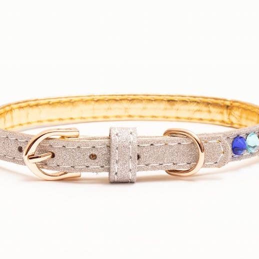 PetLondon - Wholesale Pet collar – Dog - Rainbow Gem Collar Smoke2