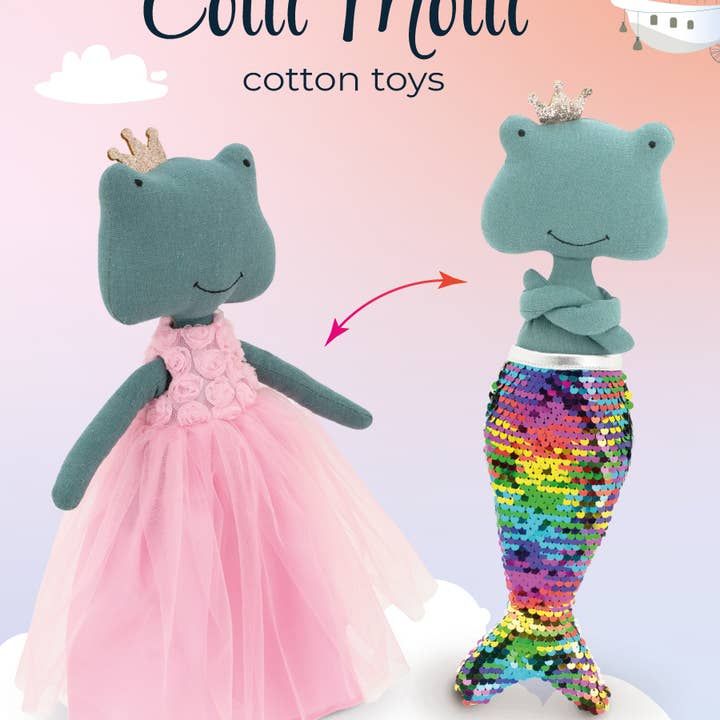 Orange Toys - Wholesale Stuffed/Plush Toy - Kids & Baby - GIFT SET: Fiona the Frog Plush + Mermaid Tail1