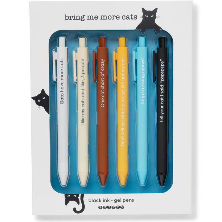 SNIFTY - Wholesale Pen - Bring Me More Cats Pen Set