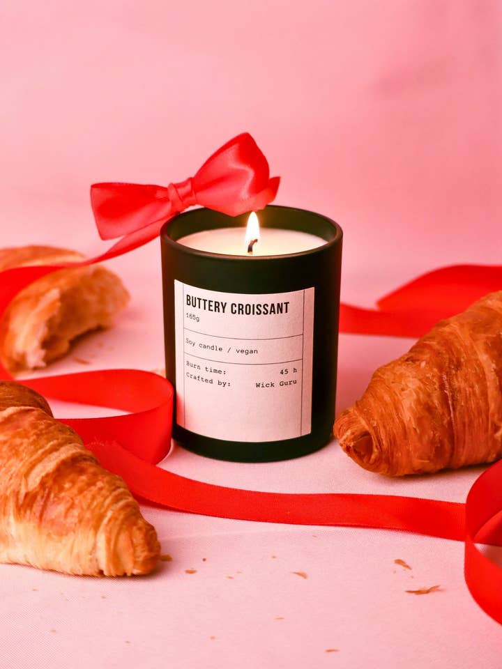 Croissant Scented Candle | Gift for Wife | Candles For Her for wholesale by Wick Guru