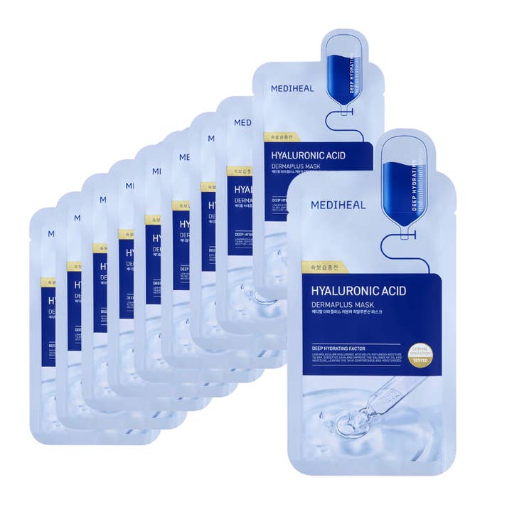 Exod International - Wholesale Skincare Face Mask - Mediheal Dermaplus Low Molecular Hyaluronic Acid Mask 22ml