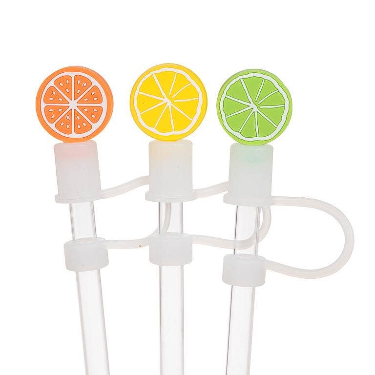 Abbott - Wholesale Rietjes - Set van 3 verschillende Jumbo Rietjes met Citrus Doppen-13"H0