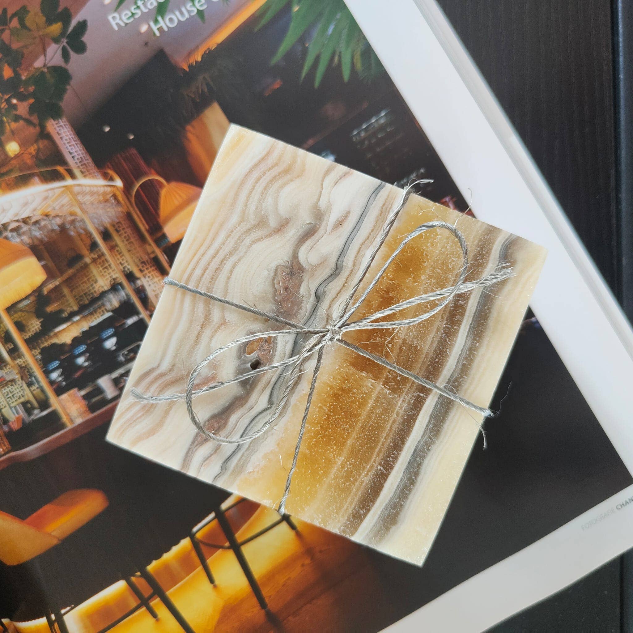 Home Jewels - Wholesale Coasters - onyx coasters - 4 pieces3