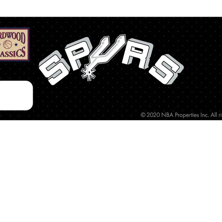 CUCU Covers - Wholesale Phone & Laptop Stickers - San Antonio Spurs: Away Hardwood Classics1