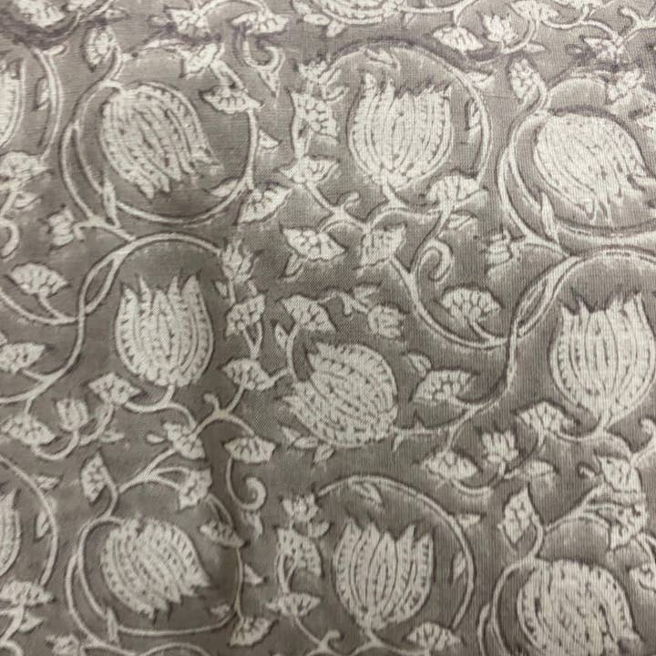 Maple Village Lane – wholesale Fabric – Indian Cotton Block Print Fabric by the Yard -Sewing and Quilting Fabric
