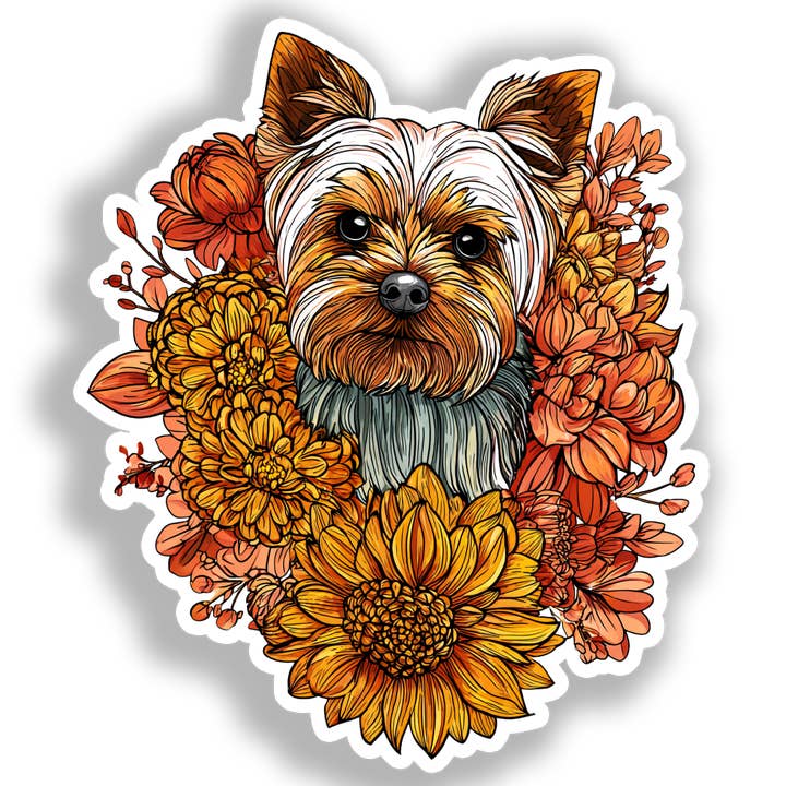 Yorkshire Terrier Dog Decal Sticker # A017089 for wholesale by Yoonek Graphics