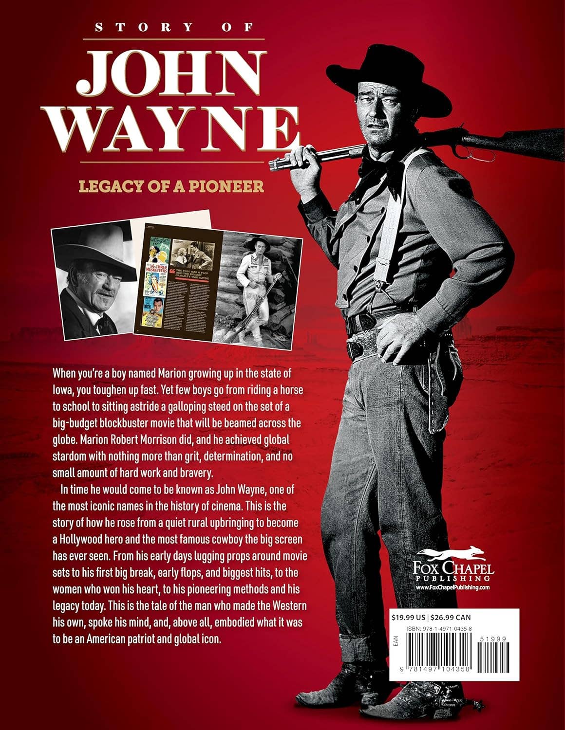 Fox Chapel Publishing - Wholesale Biography & Memoir - Story of John Wayne - The Ultimate Collector's Guide1