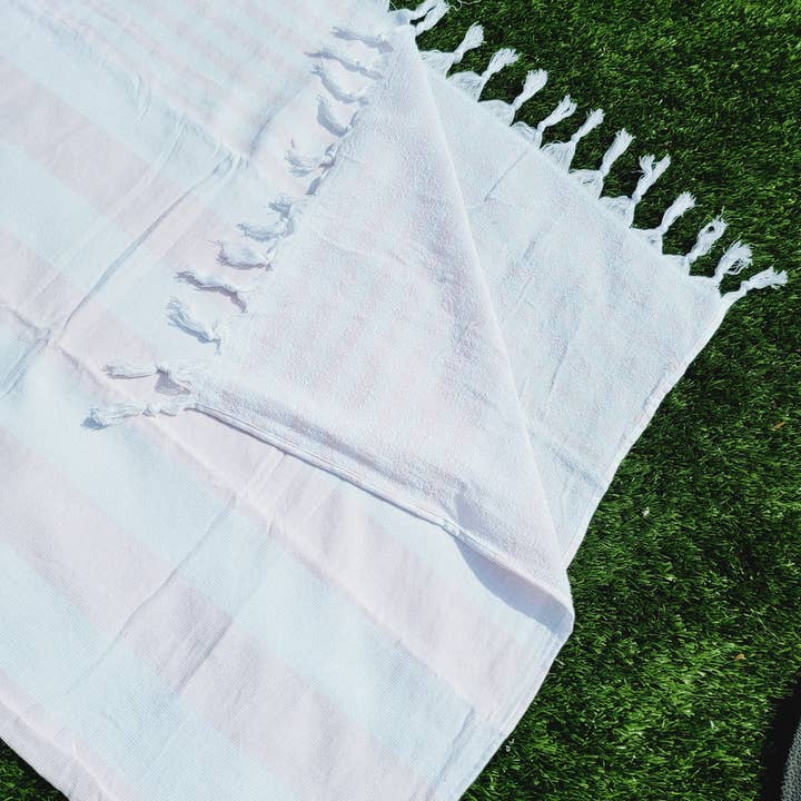 EBRU Home - Wholesale Beach towel - 5 CABANA Onesided Terry Towel Set , Assorted sand Proof18