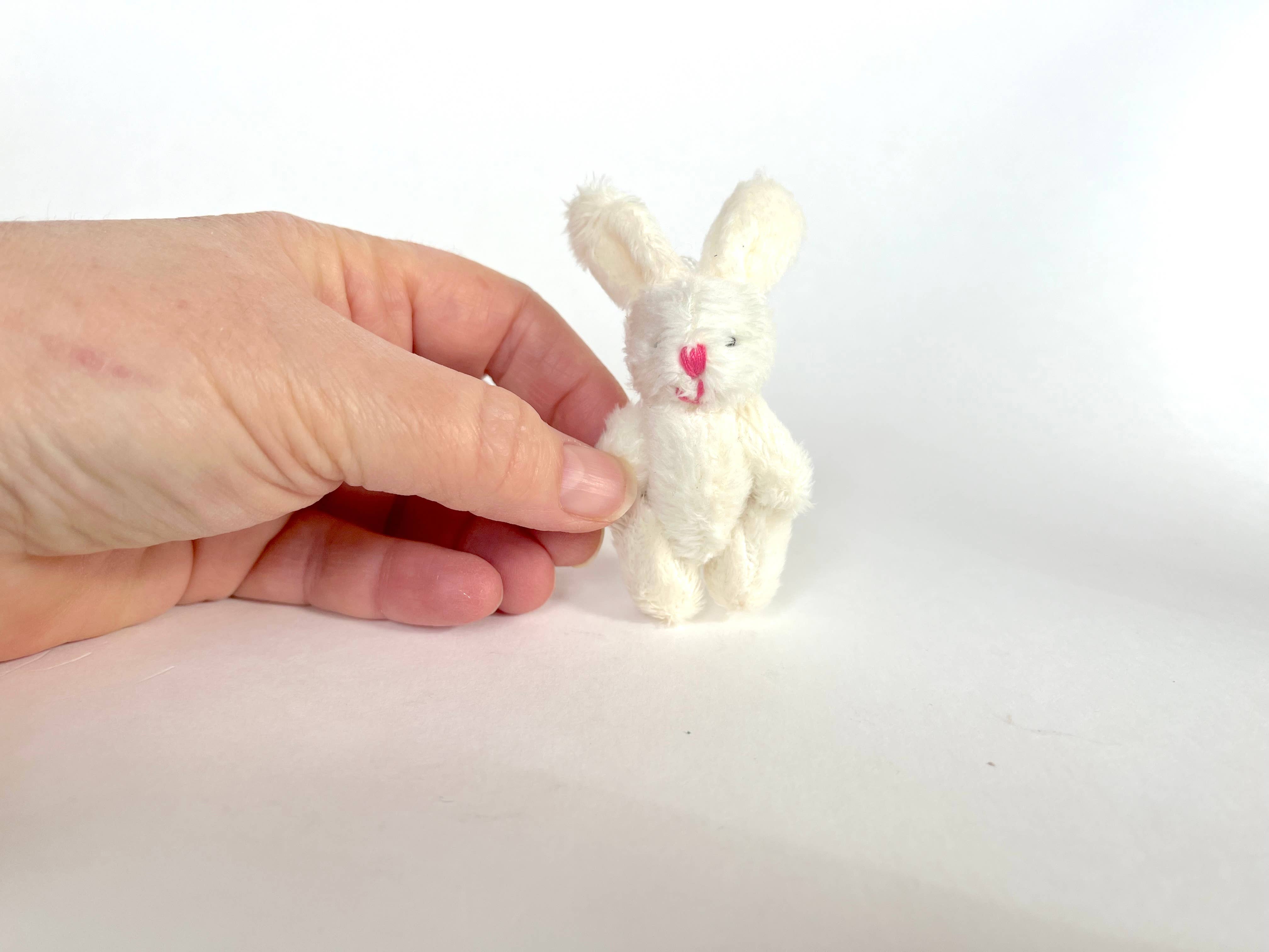 The Gifted Rat - Wholesale Stuffed/Plush Toy - Kids & Baby - Miniature Plush Bunny Rabbit White2