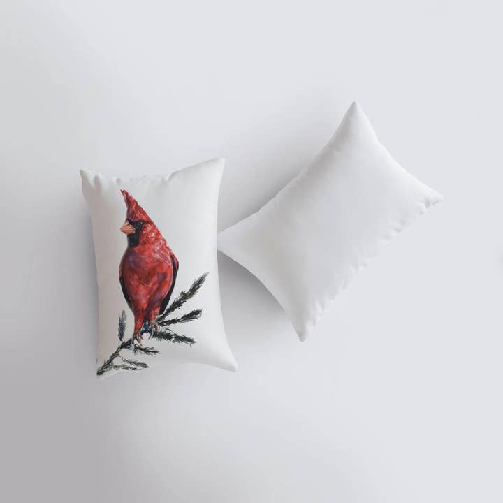 UniikPillows - Venta al por mayor Funda de cojín - Pájaro | cardenal | cardenal rojo | funda de almohada | almohada | 12x18 | Amante de las aves | Regalos cardinales | Regalos para ella | Decoración | Almohada decorativa3