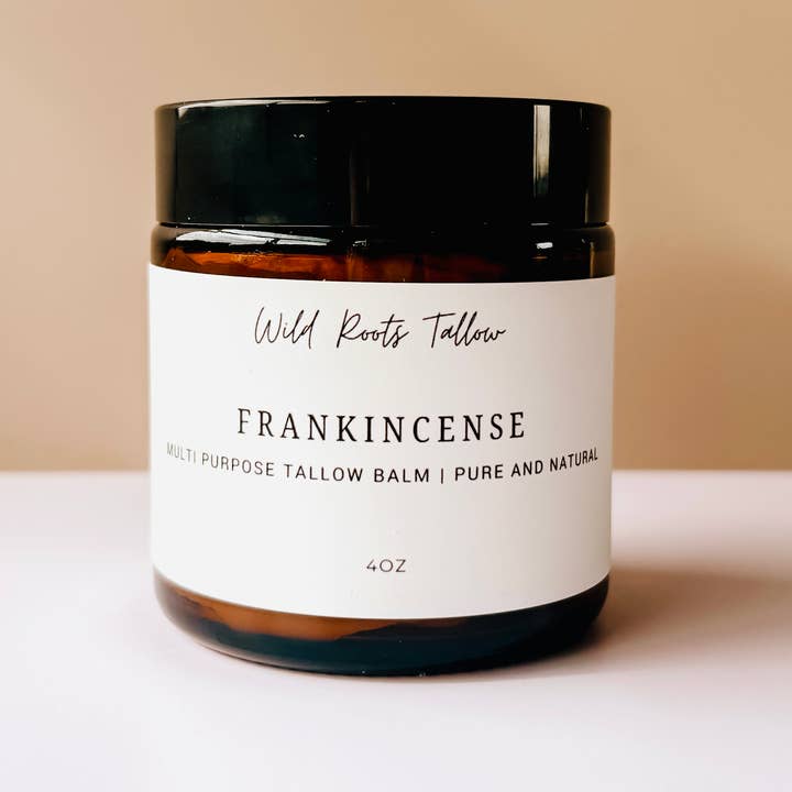 Wild Roots Tallow Co. – wholesale Facial moisturiser – Frankincense Whipped Tallow Balm | Tallow Moisturizer