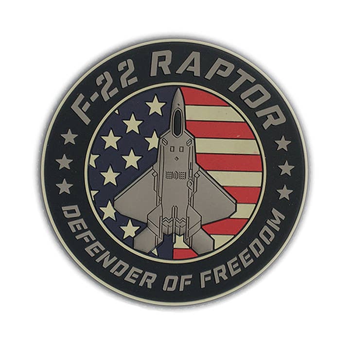 Bunker 27 - Wholesale Patch - F-22 Raptor 4" PVC Patch