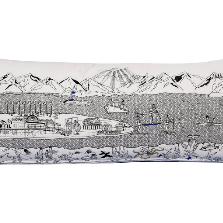 Coussin Queen Homerspit Alaska 35 x 14 po pour la vente par Beyond Cushions Corporation