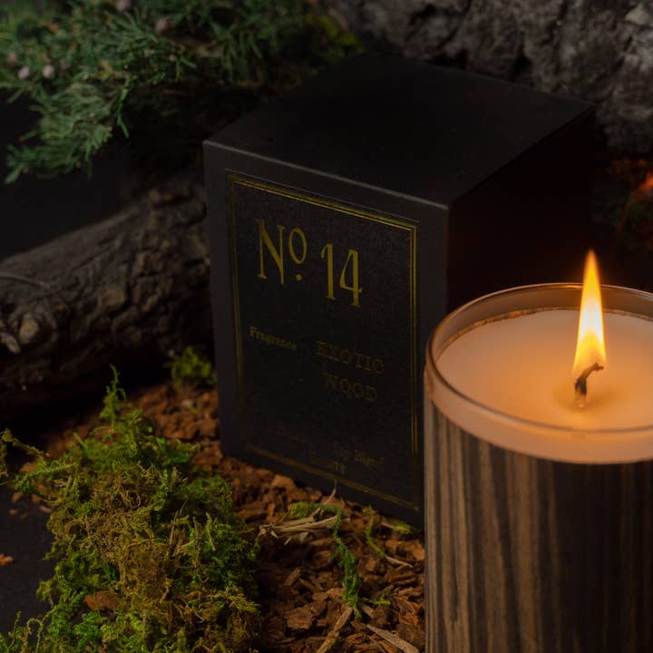 Spitfire Girl - Wholesale Jar/Filled Candle - No 14 Exotic Wood Candle