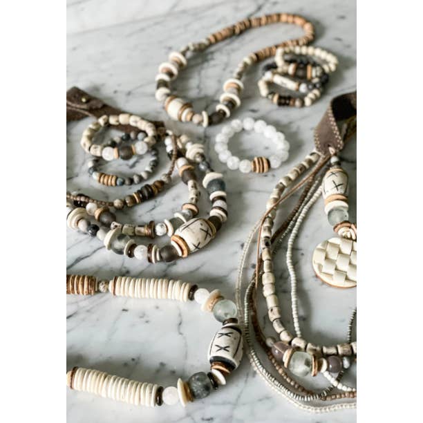 Twine & Twig - Wholesale Jewelry Set - Trio Stack Bracelet Set | Stone