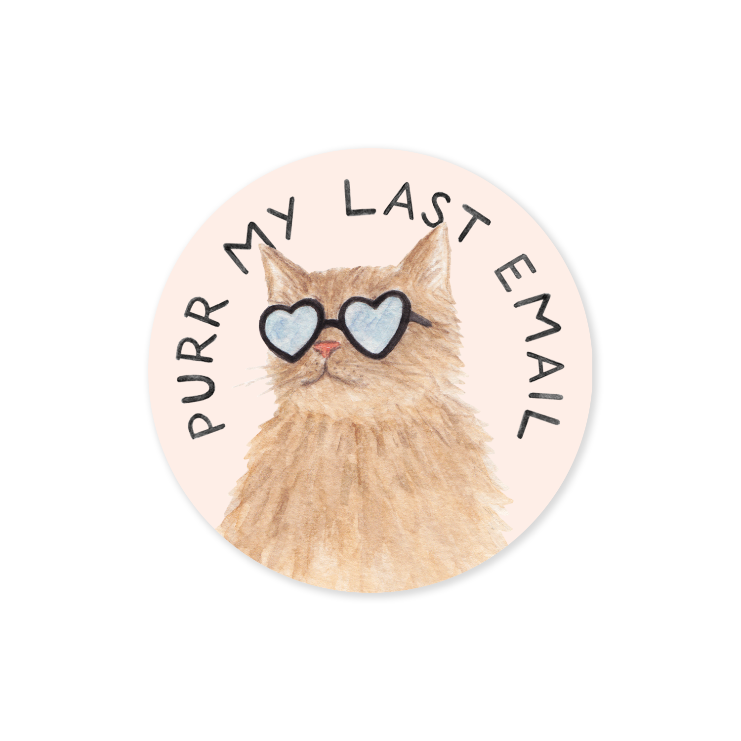 Amy Zhang - Wholesale Sticker - Per My Last Email — Sassy Cat Pun Sticker1
