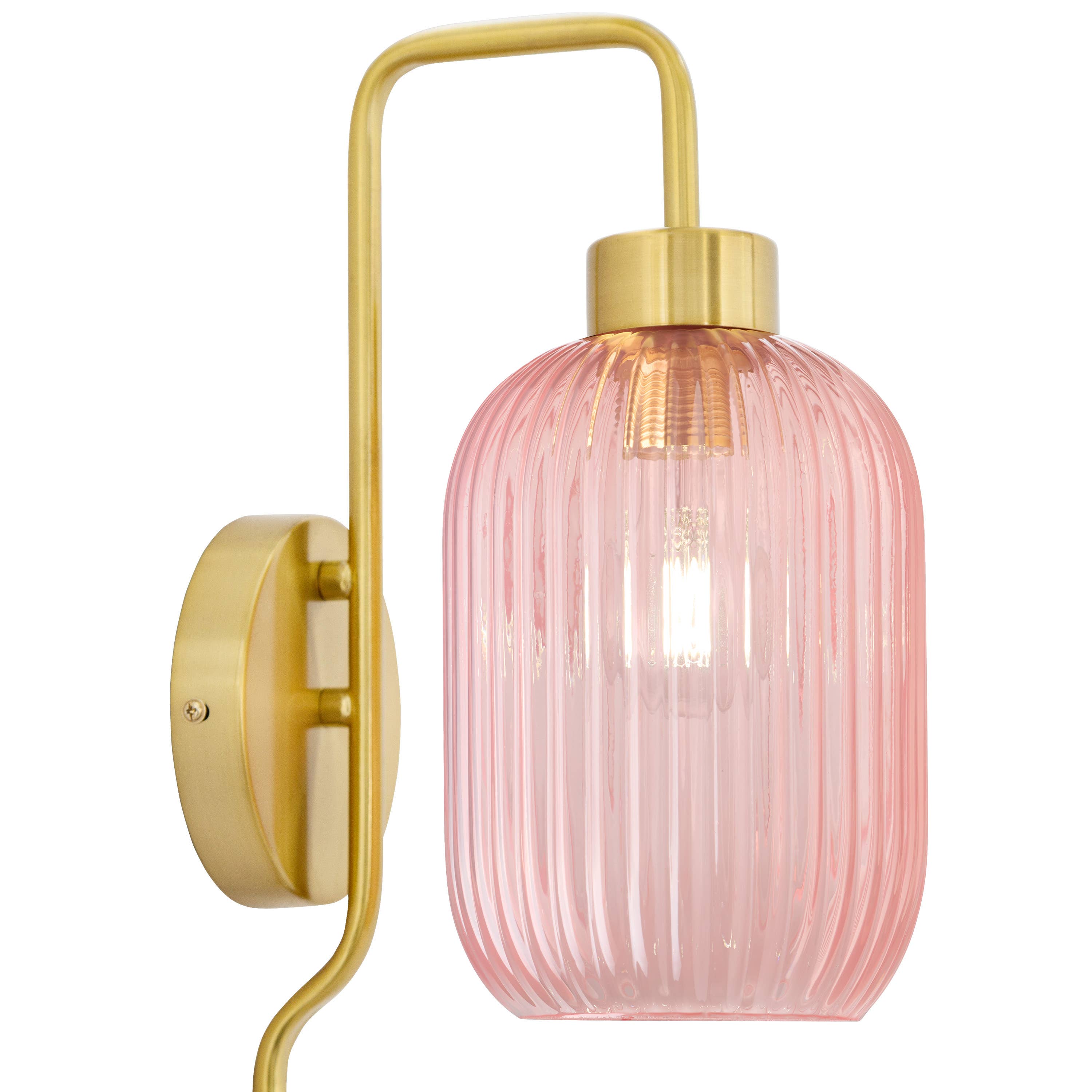 River of Goods - Wholesale Sconce - 32"H Davia Retro Wall Sconce Pink, White, Smoke, or Green14