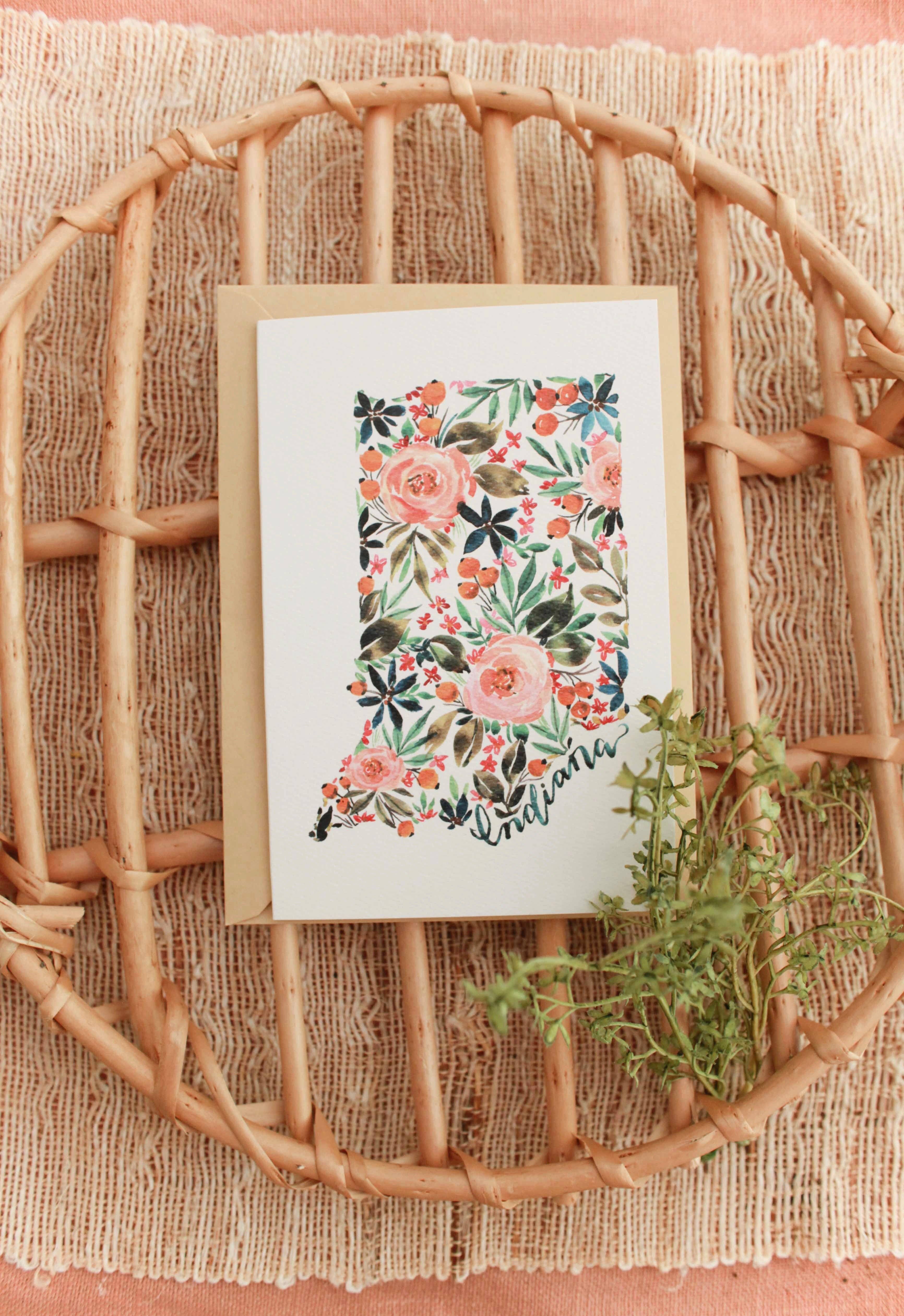 Roseberry & Co. - Wholesale Stationery/Notecard Set - The Indiana Pack4