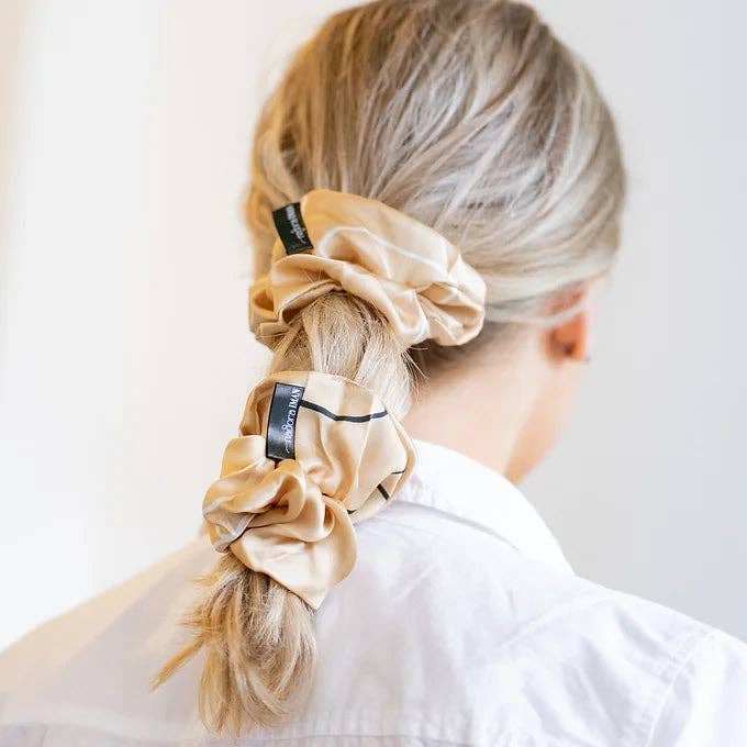 Nadora Iman - Wholesale Scrunchie - Women's - Silk Scrunchy in Honey Cup