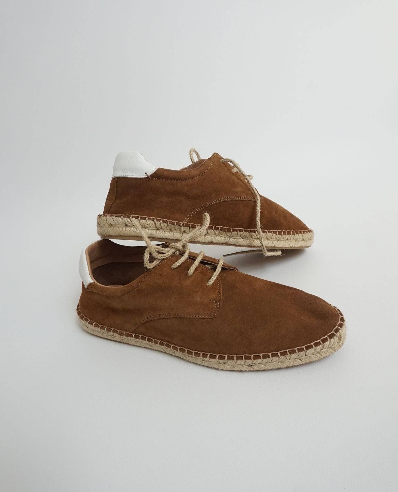 The Hundred Shoes - Wholesale Loafers - Men's - Alpargata Cordon Ante Marron4