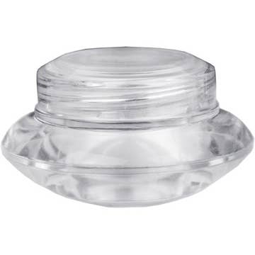 Clear Plastic Cream Jar Bottle - 3ml for wholesale on Faire