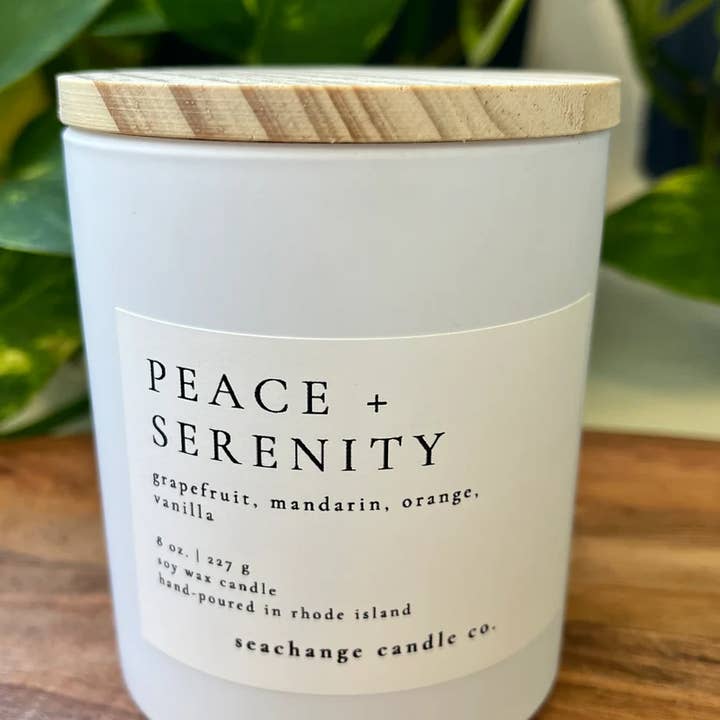 SeaChange & Co. - Vendita all'ingrosso Candela in vasetto - Pace + Serenità0