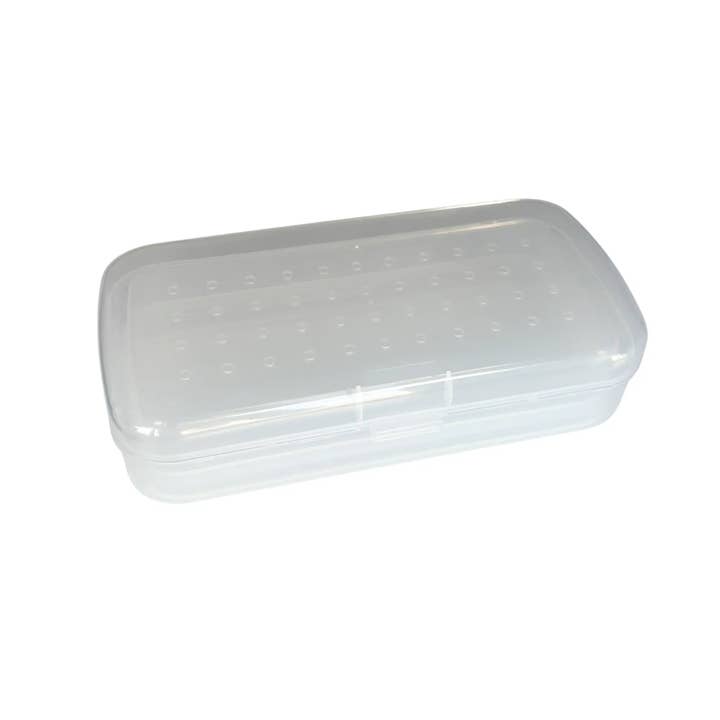 Transparent Storage Box - Strawberry - Can hold 44 strawberries for wholesale by My Podologie