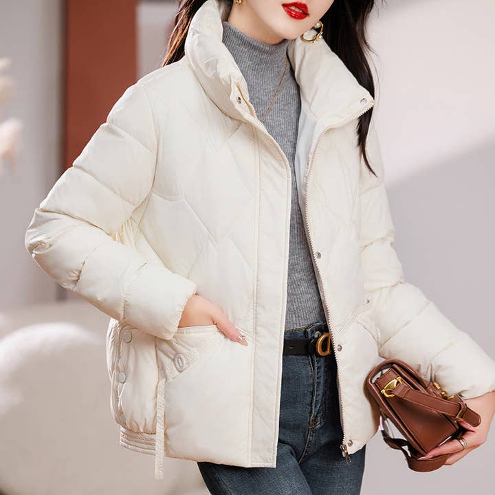 Marayn - Wholesale Puffer Jacket - Women's - Chic 2025 Padded KoreanStyle Cropped Down Coat #227