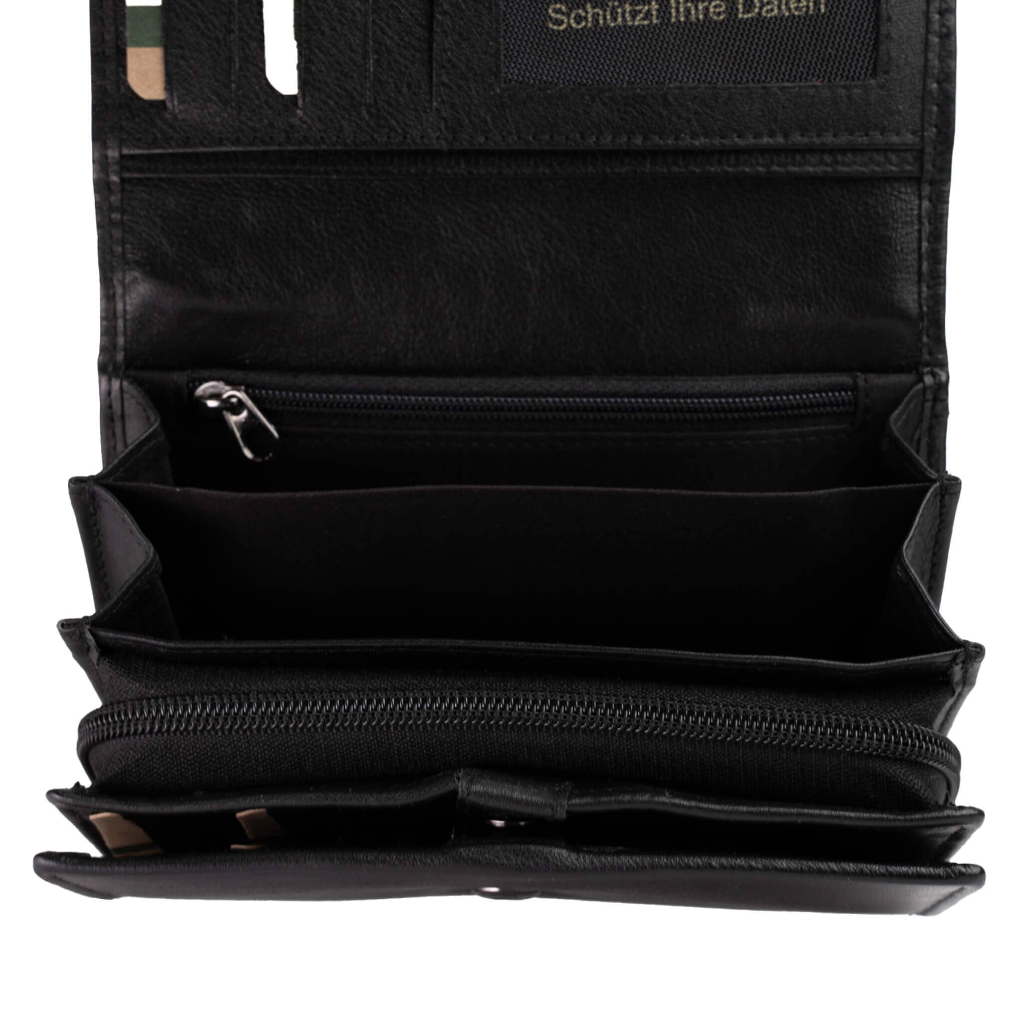 Greenwood - Wholesale Wallet - Women's - Yuki Large Wallet Women Leather Red RFID Protection6