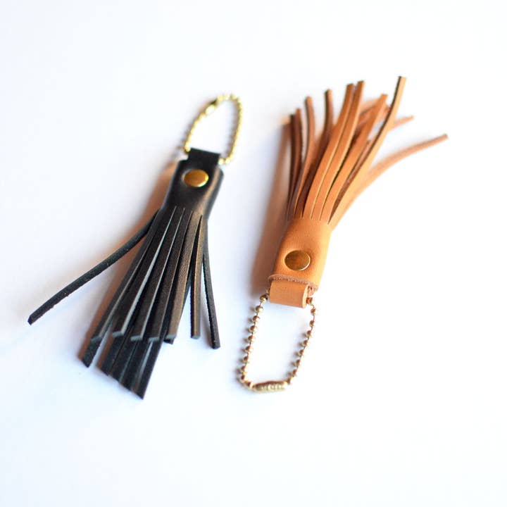 Moss Bags - Wholesale Purse/Bag Accessory - Women's - Fringe Bag Charm - Solid + Smooth Leather Options3