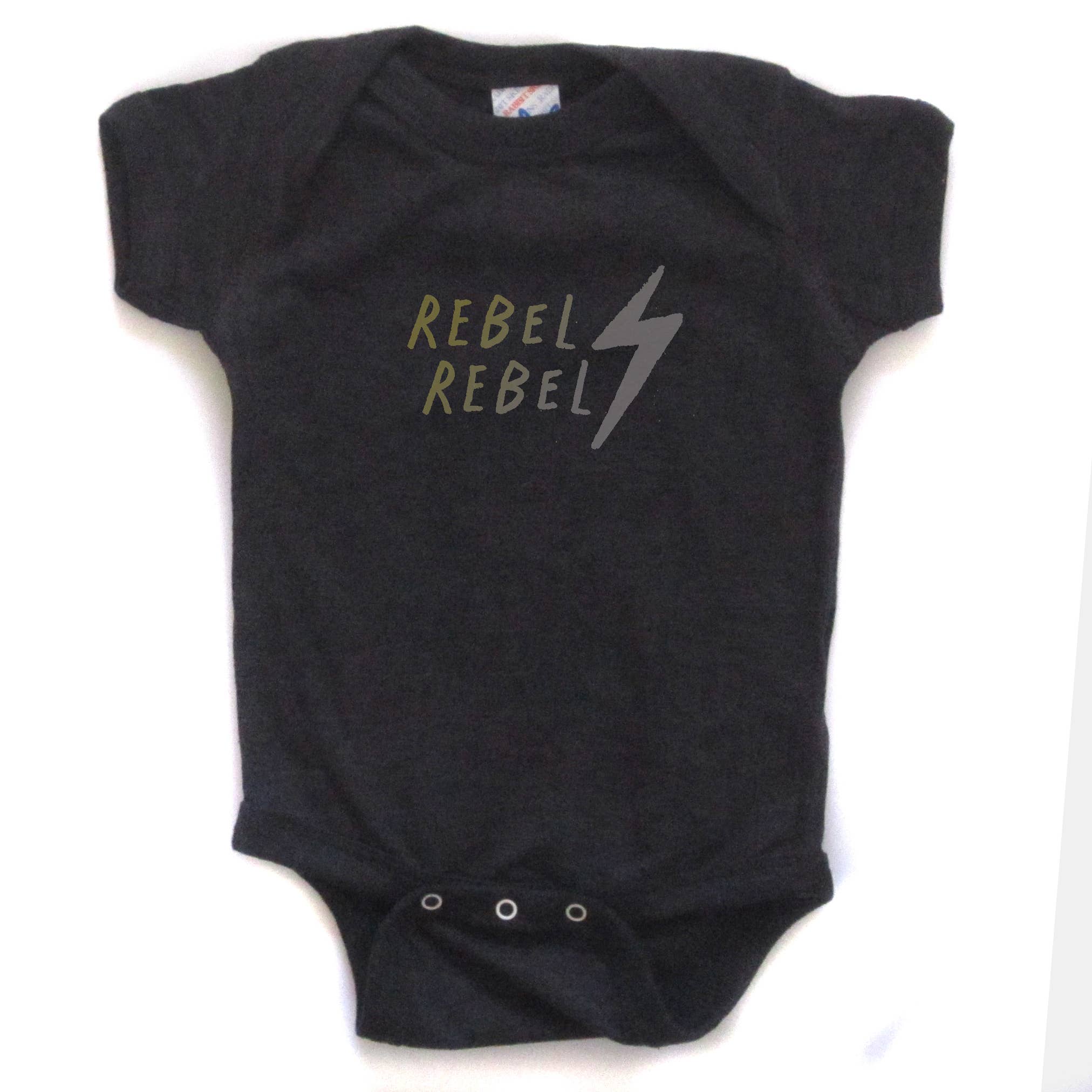 Megan Lee Designs - Wholesale Bodysuit (Non-Footed) - Baby - Rebel Rebel (David Bowie) : Baby Onesie (Color Onesie)