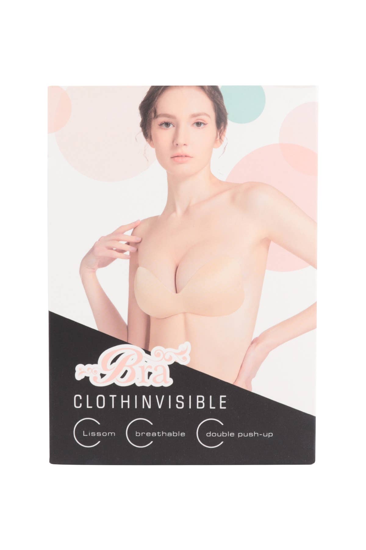 MYS Wholesale Inc - Wholesale Nipple Pasties - Women's - One Piece Adhesive Silicone Reusable NU Bra With Nipple Tape2