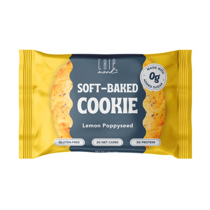 Biscuit Keto aux graines de pavot au citron pour la vente par ChipMonk Baking
