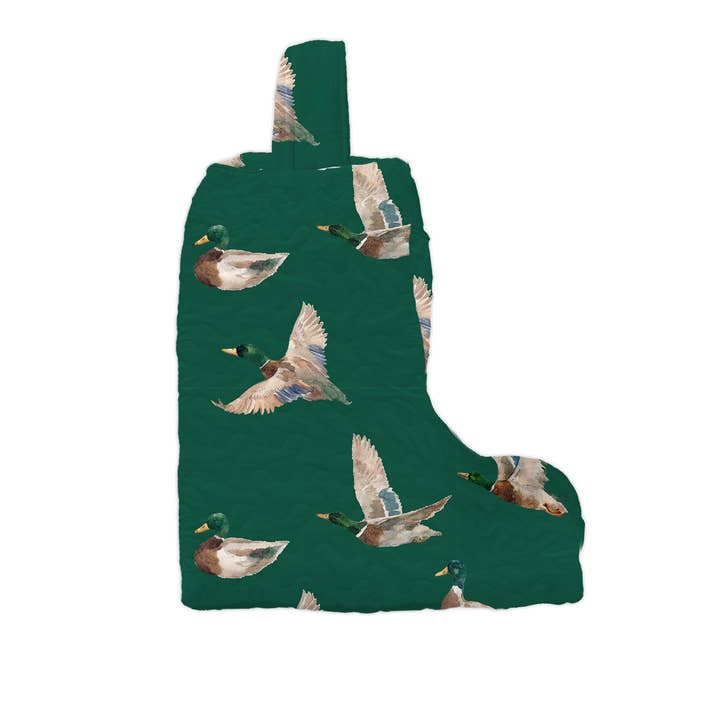 Bolsa para Botas Acolchada Verde Mallory Ducks para venta al por mayor de Ida Mae Home