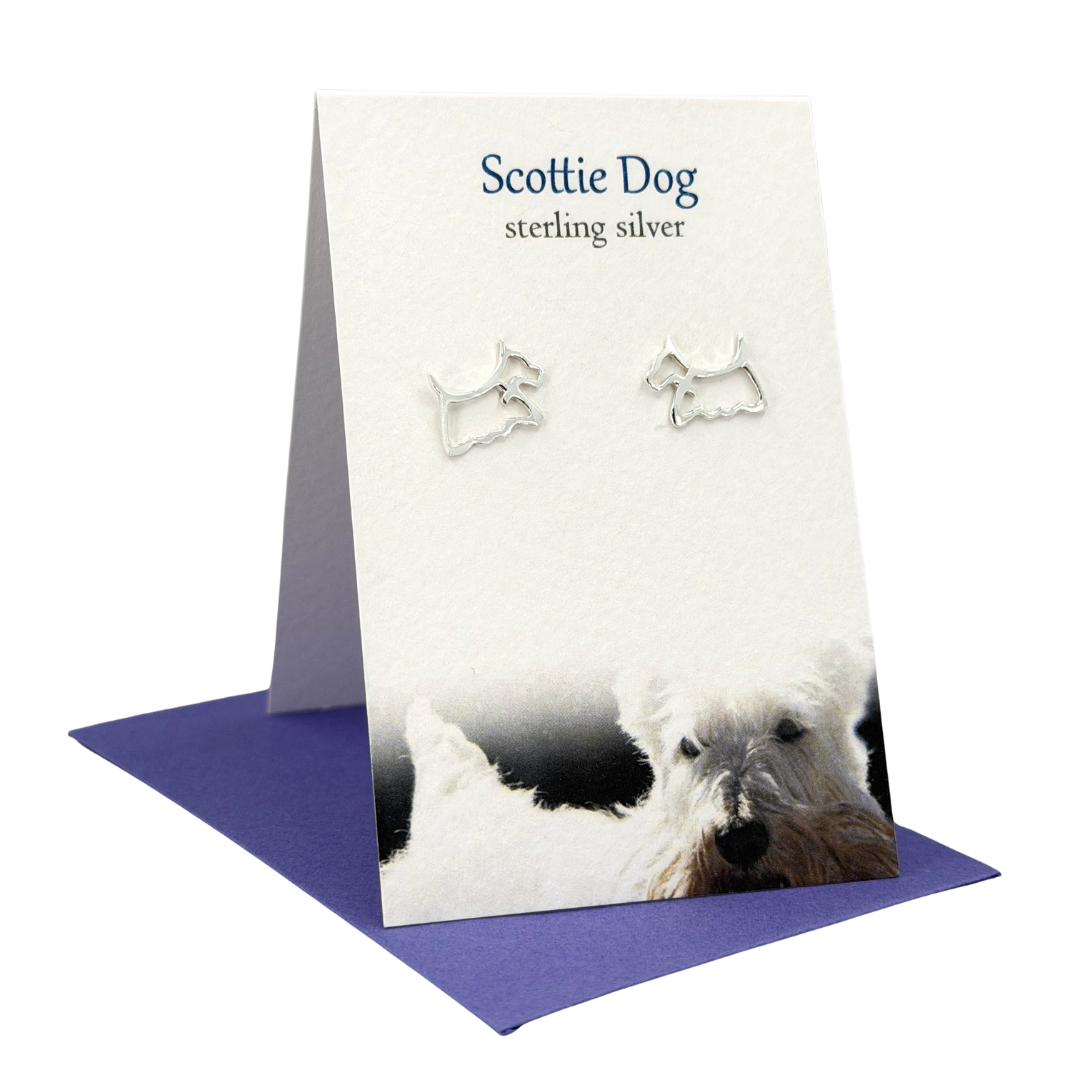Glenna Studios - Vente Clous d'oreille - Clous d'oreilles Scottie Dog0