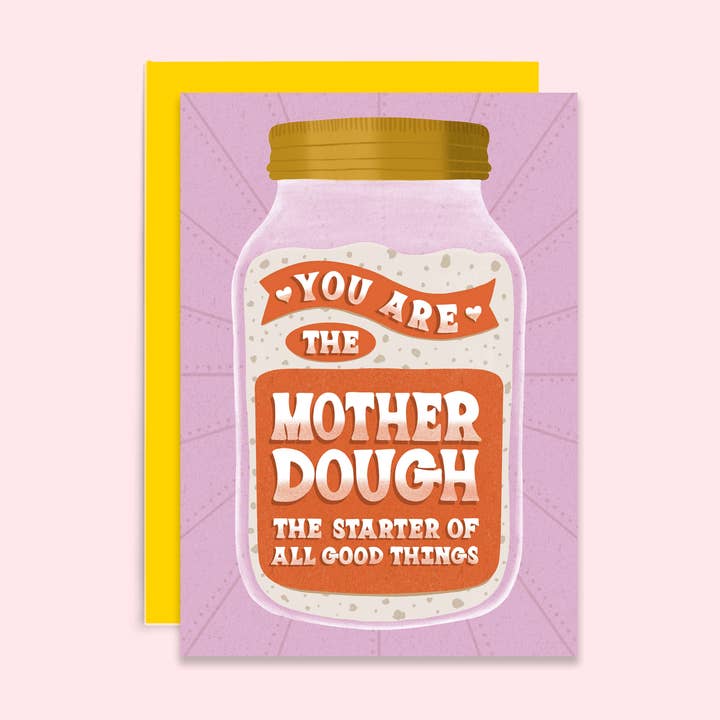 Mother Dough | Funny Mother's Day Card | Mum Card for wholesale by Tikkled Pink