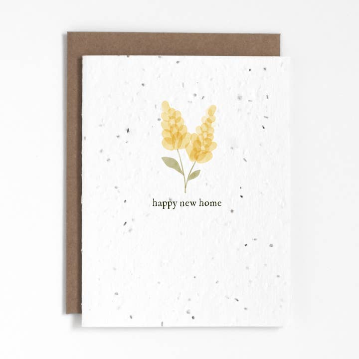 Plantable Greeting Card - Happy New Home for wholesale by The Good Card
