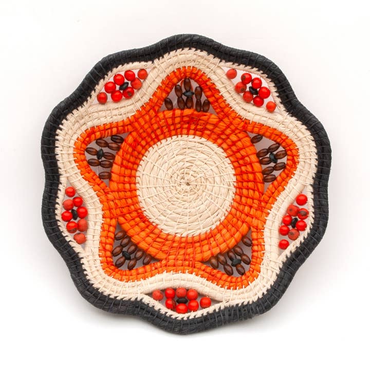 HALLOWEEN-ANDA - HANDGJORD KORG AV CHAMBIRA PALMFIBER - VÄVD AV HANTVERKARE FRÅN PERUANSKA AMAZONAS för wholesale av Amazon Ecology