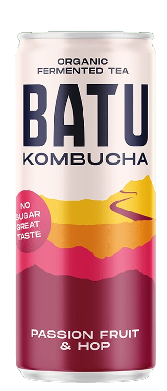 INTERNATIONAL TASTE FOOD SARL - Wholesale Kombucha - BATU KOMBUCHA PASSION & MANGO 25CLX120