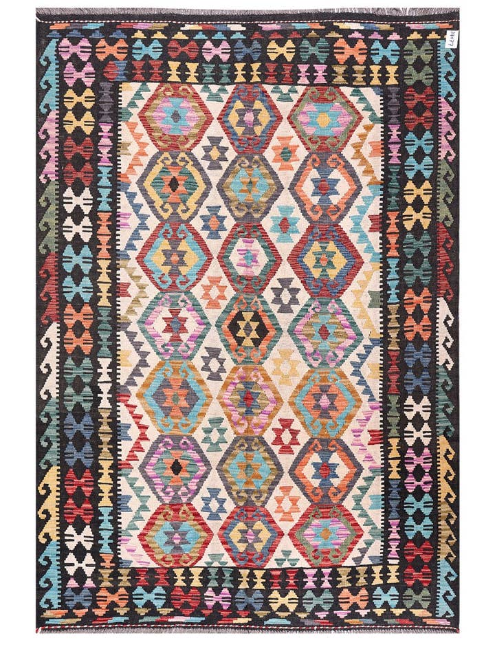 Maimana Afghanistan Kilim Tapijt - 239 x 166 cm voor wholesale door Imaco Rugs