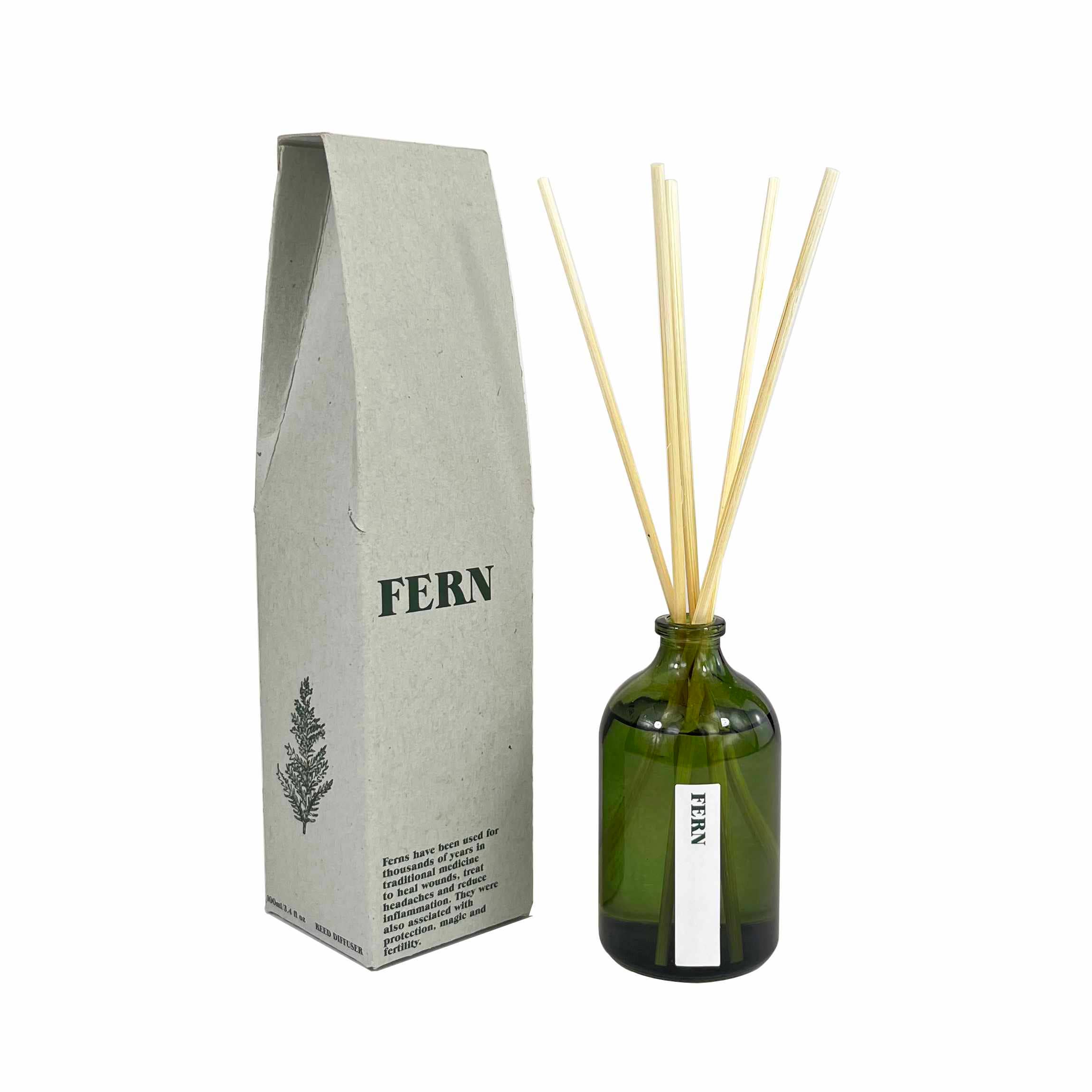 Heaven Scent Incense Ltd - Wholesale Reed Diffuser - NEW! Green Botanical Range 100ml Reed Diffuser - UK ONLY2