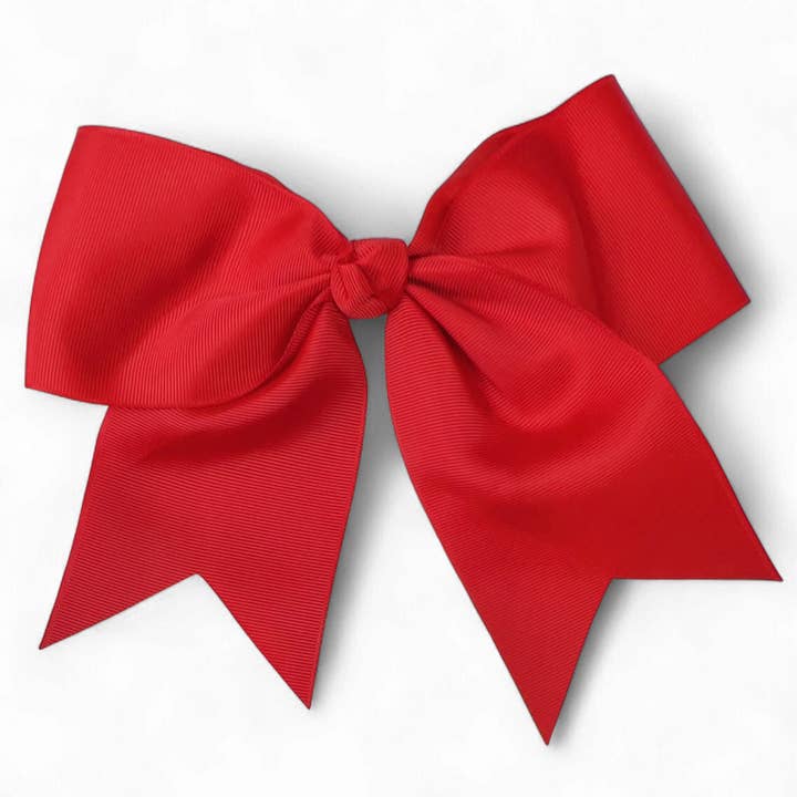 Kids Charm Online - Wholesale Hair Bow - Kids - 8" X 8" Cheer leader hair bows with alligator clip. 6pcs/$10.5011