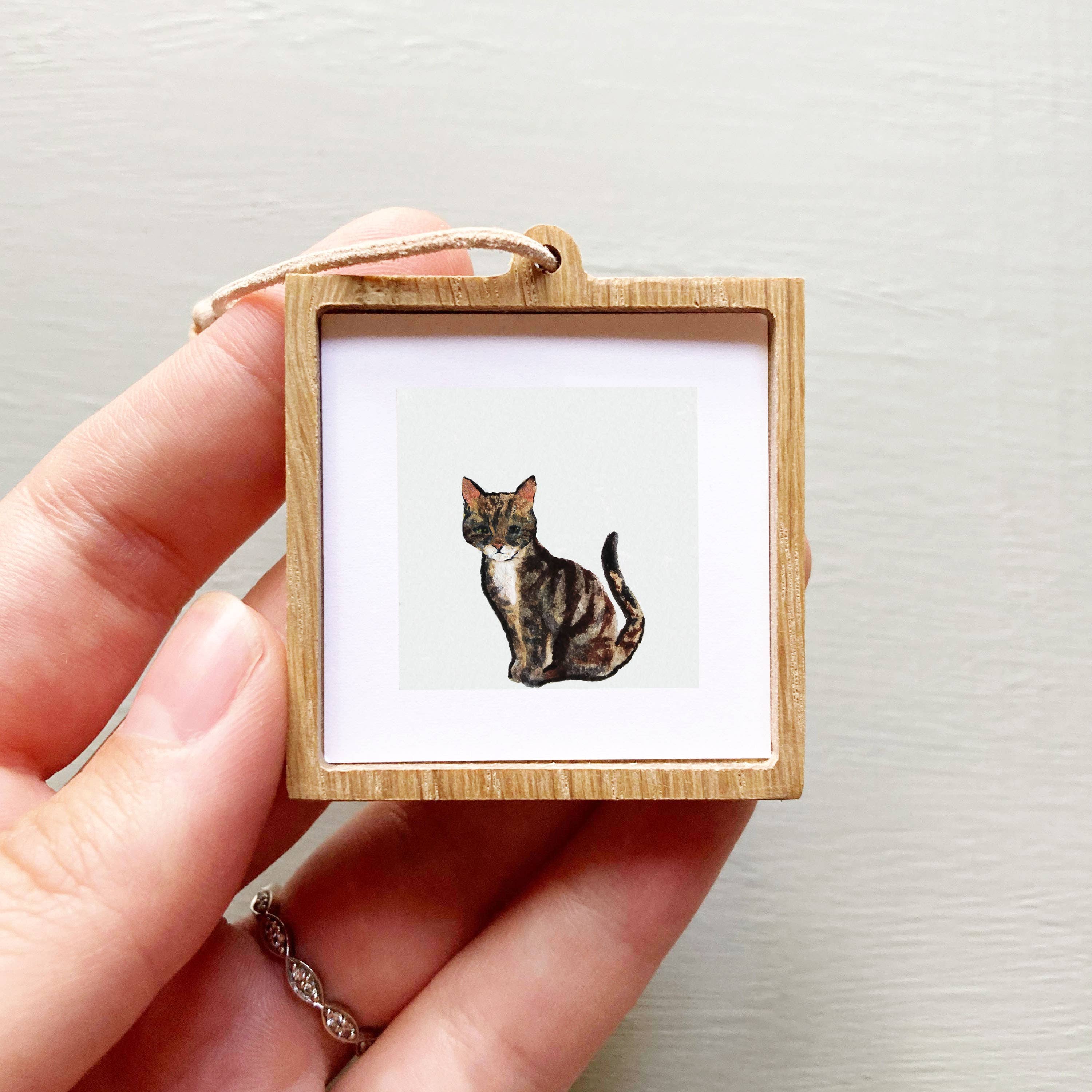 Mick's Art Goods - Wholesale Art Print - Mini 1" Cat Kitten Animal Tiny Watercolor Painting Art Print11