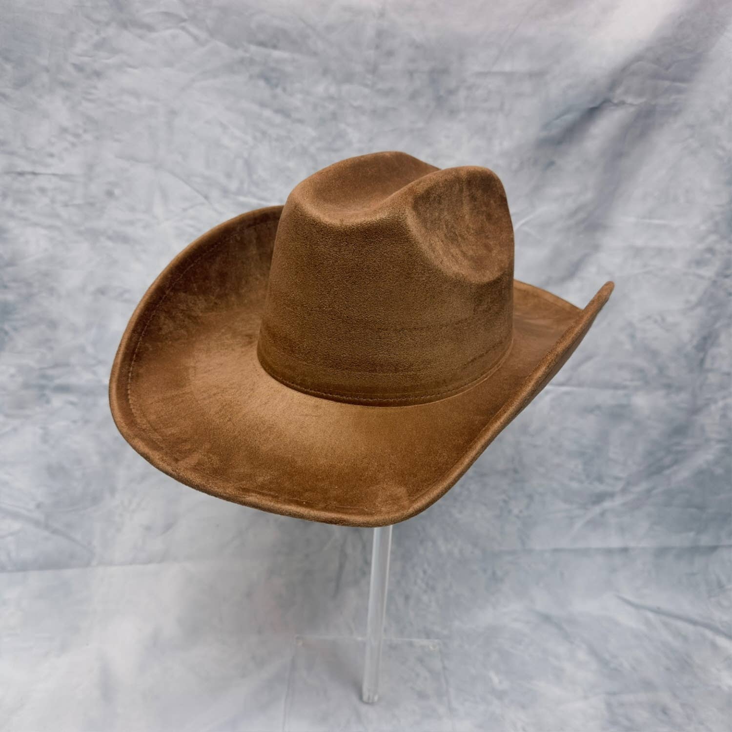 Bella Betty - Wholesale Cowboy Hat - Women's - VEGAN SUEDE CATTLEMAN COWBOY HAT24