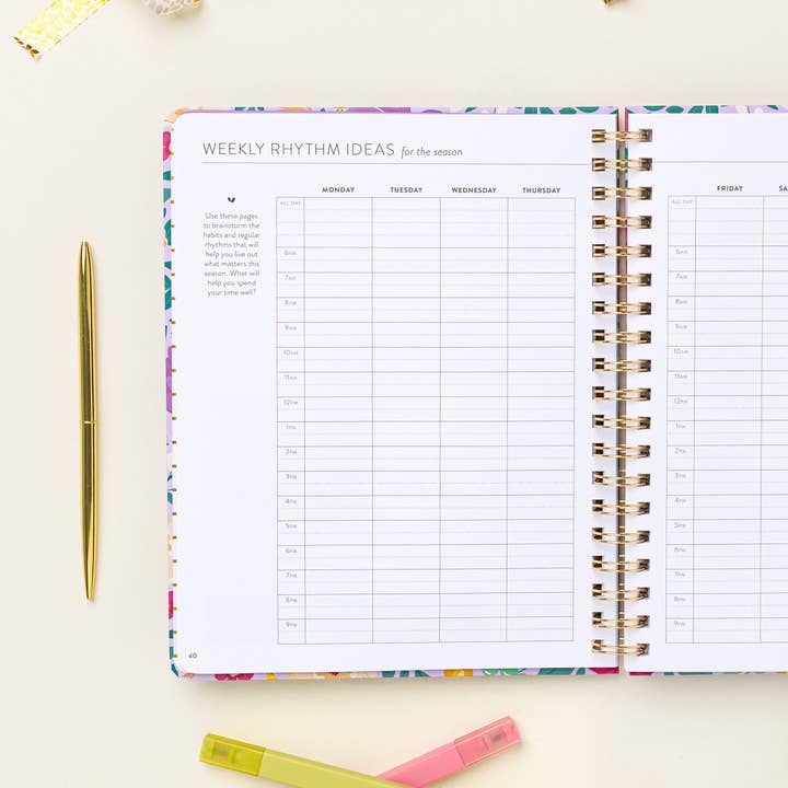 Cultivate What Matters - Wholesale Planner - Fresh Start Weekly Goal Planner | Bold Blooms8