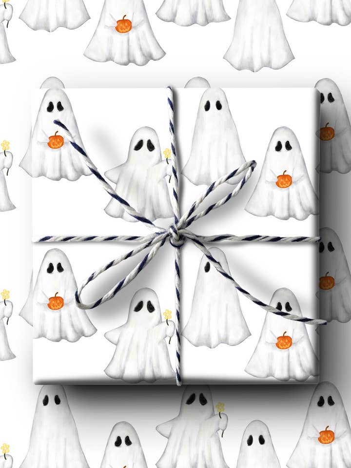 Ghosts Wrapping Paper for wholesale by k.Patricia Designs