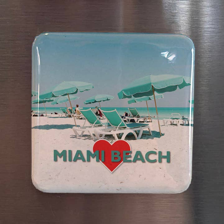 Miami Beach Kühlschrankmagnet für den Großhandel von PhiloPerse